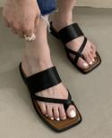 2023 nuove scarpe da donna sandali piatti estivi in ​​tinta unita moda Open Toe pantofole da donna all'aperto scivoli da spiaggi