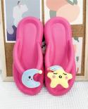 2023 New Womens Shoes Fashion Popular Girls Solid Color Soft Bottom Cute Flip Flops Womens Slippers Ladies Zapatos De 
