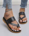 2022 Summer Women Sandals Retro Flipflops Flat Shoes Casual Nonslip Ladies Slides Beach Zapatos Mujerfootwear Females Co