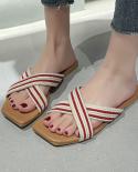 2023 New Womens Shoes Summer Flax Womens Slippers Fashion Couple Linen Slip On Slippers Indoor Home Anti Slip Beach Sa