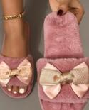 2022 New Women Slippers Fur Shoes Fashion Warm Winter Home Slipper Female Indoor Plush Slides Ladies Furry Flip Flops Sh