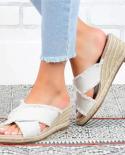 Women Platform Sandals Wedges Open Toe Slippers Casual Thick Sole Outdoor Beach Walking Shoes Sandalias Femininas Sandal