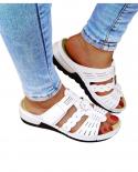 Breathable Wedges Outdoor Slippers Summer Casual Muffin Slip On Platform Flip Flops Ladies Sandals Party Peep Toe Sandal