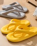 Summer Beach Flip Flops For Women Casual Lightweight Thong Sandals Non Slip Bathroom Slippers Woman Soft Sole Eva Pillow