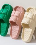 Indoor Home Soft Sole Cloud Slippers Women Summer Beach Thick Platform Female Flip Flops Eva Non Slip Sandals For Bathro