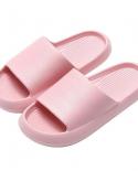 Bathroom Slippers For Women Men Anti Skid Extra Soft Quick Drying Eva Thick Sole Couple Slippers Home Supplies Pantuflas
