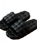 Couple Household Slippers Eva Soft Sole Anti Slip Massage Hollow Out Drainage Bathroom Slippers Footwear For Women Men 3