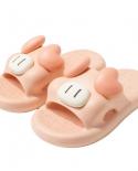 Cute Pig Cow Bath Slippers Soft Eva Ultra Cushion Non Slip Thick Soled Open Toe Shower Slippers Home Supplies тапоч