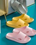 1 Pair Eva Shower Slippers Wearresistant Lightweight Ecofriendly Quickdrying Bath Slippers Supplies For Home  Womens Sl