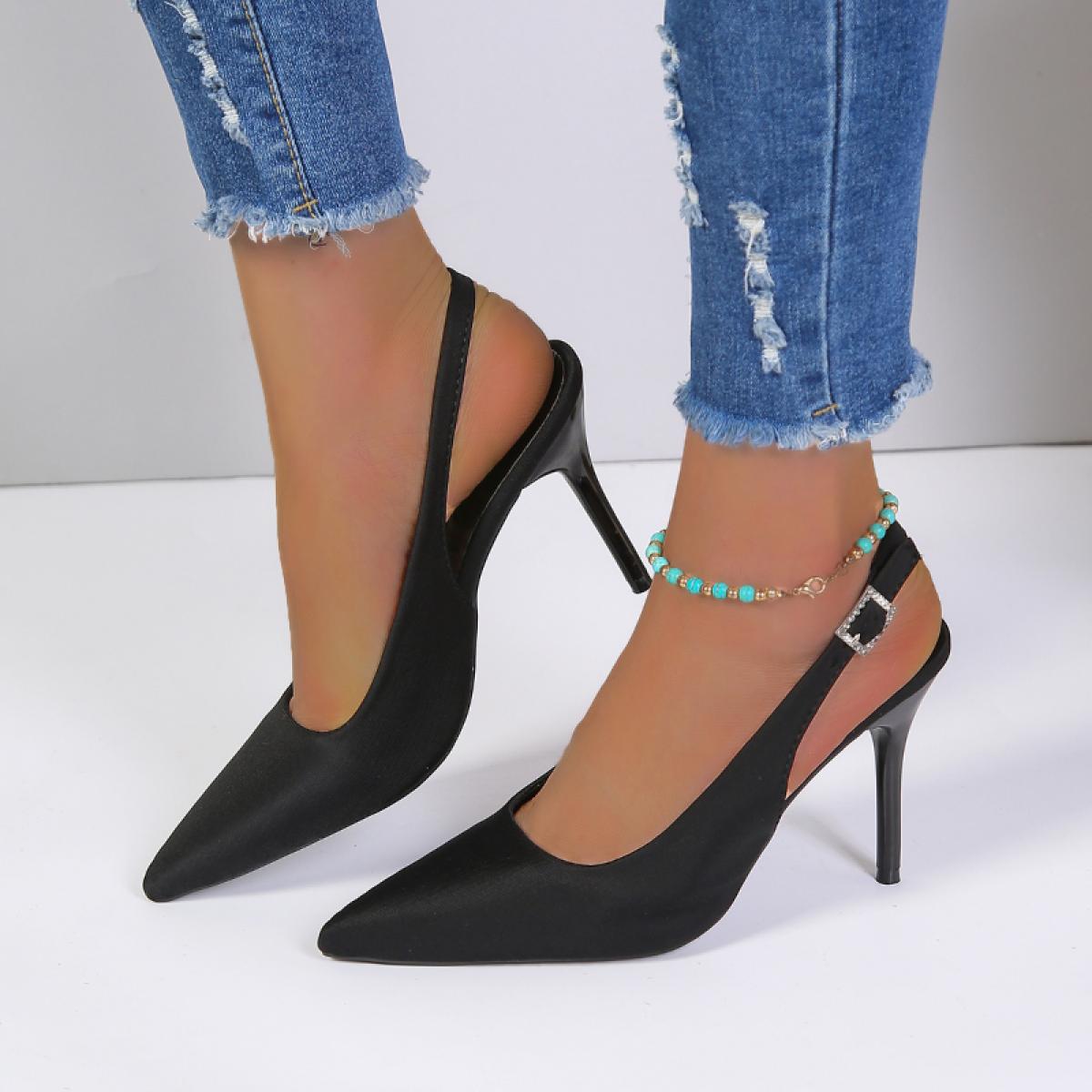 55 10 US Zapatos de mujer a la moda con punta estrecha zapatos