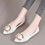 Women Flat Shoes Shoes For Women Solid Color Flat Casual Zapatillas  Fancy Ballerina Point Toe New Summer Spring Fashion