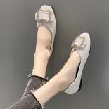 נעלי קזואל שטוחות לנשים נעלי מתכת אותיות מתכת אוקספורד נעלי זמש נשי עור נעליים שטוחות 2022 ניו zapatos de m