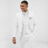 Costume Homme Blazer Sets Wedding Men Suits Slim Fit Groom Wear Tuxedos Coat Dinner  Prom Evening Dress 3 Pcs(jacket+pan