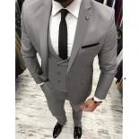 New Arrival Gret Men Suit Wedding Dress Business Suits Prom Party Suits Terno Masculino Costume Homme 3pcs(jacket+vest+p