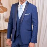 Wedding Suits For Men 2022 Conjuntos De Chaqueta Slim Fit Blazer Sets 3 Pieces(jacket+vest+pants)  Suits