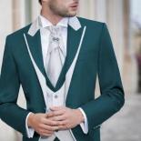 Costume Homme Colorful Men Sutis Groom Tuxedos Men Suit Wedding Prom Blazer 3 Pieces Terno Masculino (jacket+pants+vest)