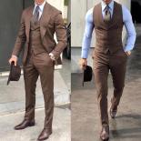 Business Jacket+vest+pants）  Wedding Groom Suit Tuxedo  Classy Wedding Men Suits  Suits  