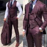 Business Jacket+vest+pants）  Wedding Groom Suit Tuxedo  Classy Wedding Men Suits  Suits  