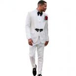 White African Suits For Men Wedding 3 Piece Shawl Lapel One Button Blazer Sets Custom Groom Tuxedos Male Fashion Costume