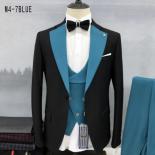  And  Suit Men's Three Piece Wedding Banquet Business Suit Men's Best Man Suit With Pants