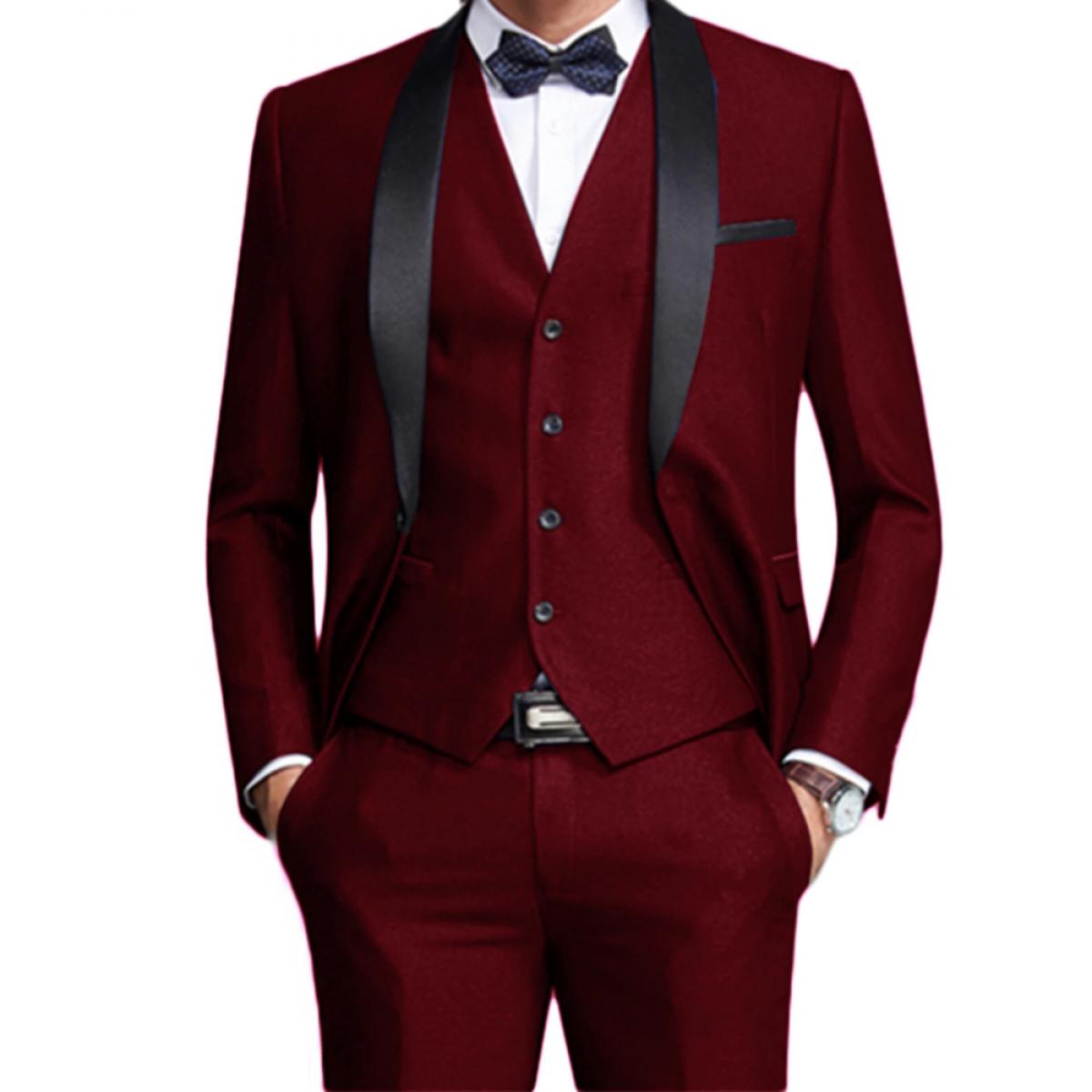 Burgundy blazer with deals black pants