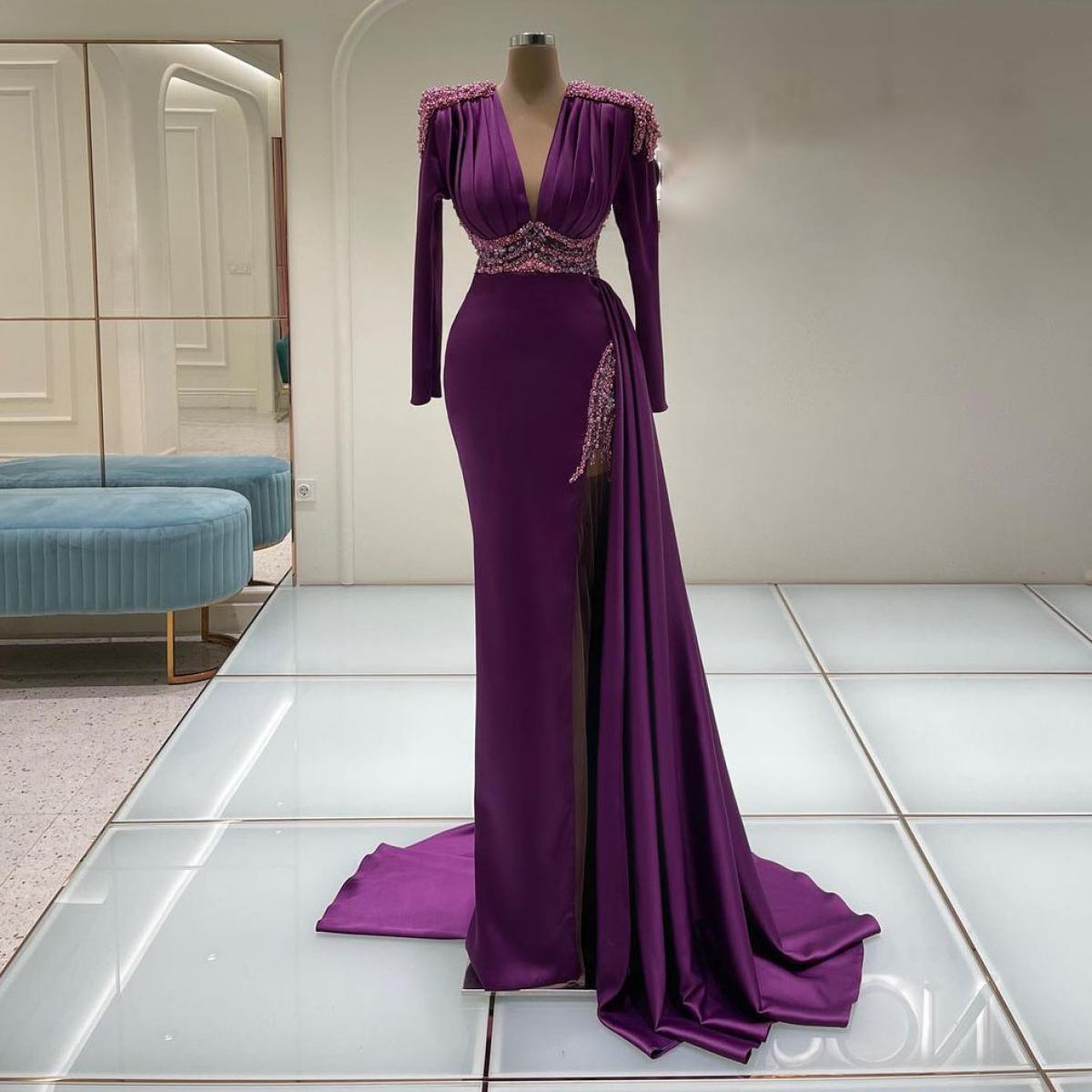 Vestidos morado 2025 oscuro