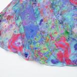 Summer  Sheath Long Dress For Women Tie Dye Halter Neck Layered Ruffles Beach Vacation Female Vestidos Bodycon Twist New
