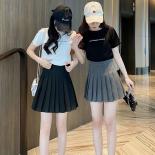 Skirts Women Simple Classic A Line Students Kwaii All Match Popular Solid Daily Loose  Style Attractive New Comfortable