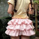 Princess Ball Gown Skirts Women Gothic Hotsweet Ruffles Lolita Prairie Chic Summer Fashion Streetwear Mori Girl Style Ha
