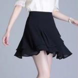 Mini Black Skirts Women Irregular Temperament Mature Female Hotsweet Popular Graceful Dancer Casual Fairycore Empire Str