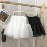 Skirts Women Pure Lovely Ladies Summer Empire Comfortable Harajuku Holiday Schoolgirl Simple Cozy Tender Sweet Style Min
