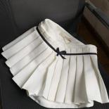 Pleated Skirts Women Sweet French Style Prevalent Summer Ins Loose Empire New Aesthetic Casual Age Reducing Girlish Gent