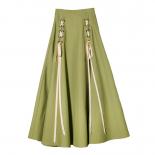 Bandage Skirts Women Solid Elegant  Fashion New Design High Waist Aline Casual Allmatch Юбка Женская Cozy Ins
