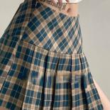 Skirts Women Plaid Lovely Creativity All Match Simple Trendy  Style Schoolgirls Summer Personality Basic Daily Casual Ne