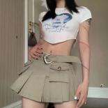 Denim Skirts Women Belt Creativity Cool Special Casual Basics Graceful Charming Modern  Style Ladies Spring All Match
