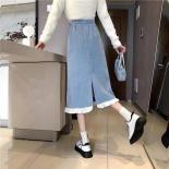 Corduroy Skirts Women Split Ruffles A Line Empire Mid Calf All Match  Clothing Vestido Feminino Lovely Tender Mujer Leis