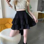 Skirts Women Summer Lovely Simple Solid Students Popular Chic All Match New Arrival Female Fashion Casual High Waist Col