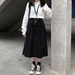 Skirts Women Spring Autumn Casual Cozy Students High Waist Streetwear Ulzzang Mujer De Moda Hipster Stylish Female Loose