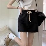 Skirts Women Solid Creativity Trendy Leisure All Match Simple Personality  Style Ladies Summer Daily Loose Comfortable I