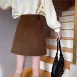 Skirts Women A Line Retro  Style Slim Basic All Match Student Autumn Ins Cozy Trendy Feminine Aesthetic Popular Faldas N
