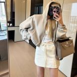 Mini Skirts Women High Waist Sporty Solid Casual Drawstring Design A Line Soft Loose Ulzzang Style Fashion Summer All Ma