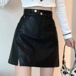 Skirts Women High Waist Chic Slit New Design Slim Popular A Line  Style Simple Pockets Daily All Match Solid Ins Elegant