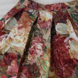 ציור שמן וינטג' לנשים חצאית פרחונית אופנה כיסי מותן גבוהים חצאיות אקארד מעובות sxxxl 2023 אביב k219