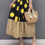 Qing Mo 2023 Summer New  Style Casual Colorful Dot Dress Cute One Piece Half Skirt Women Fashion Zxf3119