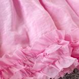 Robe longue de soirée pour femmes, vert/rose/blanc, Vintage, col montant, Maxi, à volants, Patchwork, simple boutonnage, automne