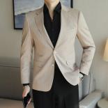 2023 New Men's Casual Blazer   Fashionable And Slim Fitting Single Breasted Suit Jacket