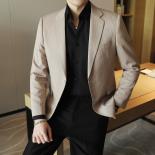 2023 New Men's Casual Blazer   Fashionable And Slim Fitting Single Breasted Suit Jacket