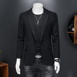 2023 Boutique Men's Fashion Business Cultivate One's Morality Leisure Pure Color Gentleman's Wedding Presided Over Work 