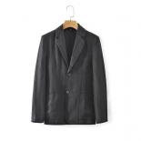 Trendy Men's Loose Linen Coat For Business Casual Attire  98% Linen  New Arrival!