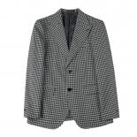 2023 New Men's Plaid Blazer  Slim Fit Casual Singlebreasted Suit Jacket In Black And White Houndstooth Design  Blazers